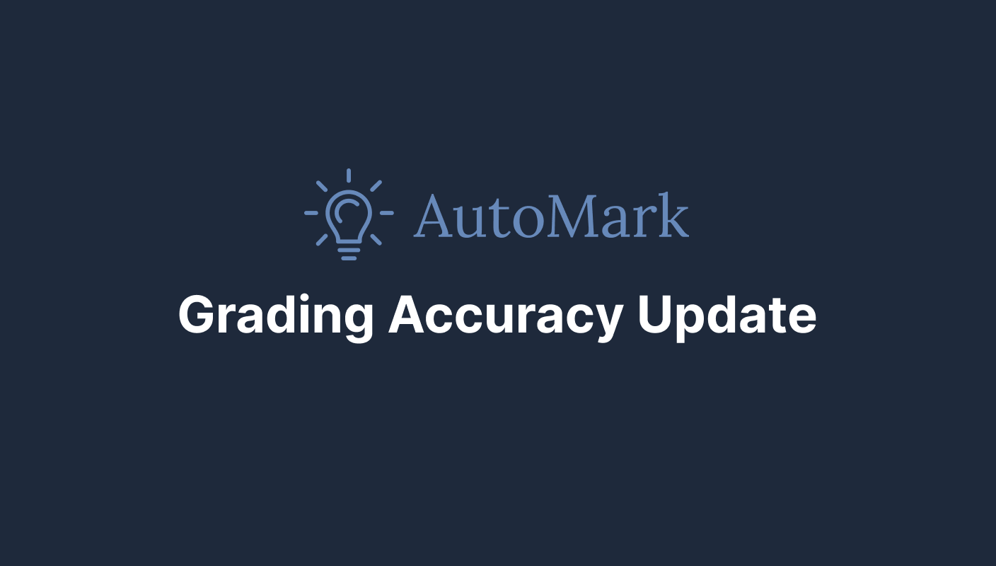 Grading Accuracy Update